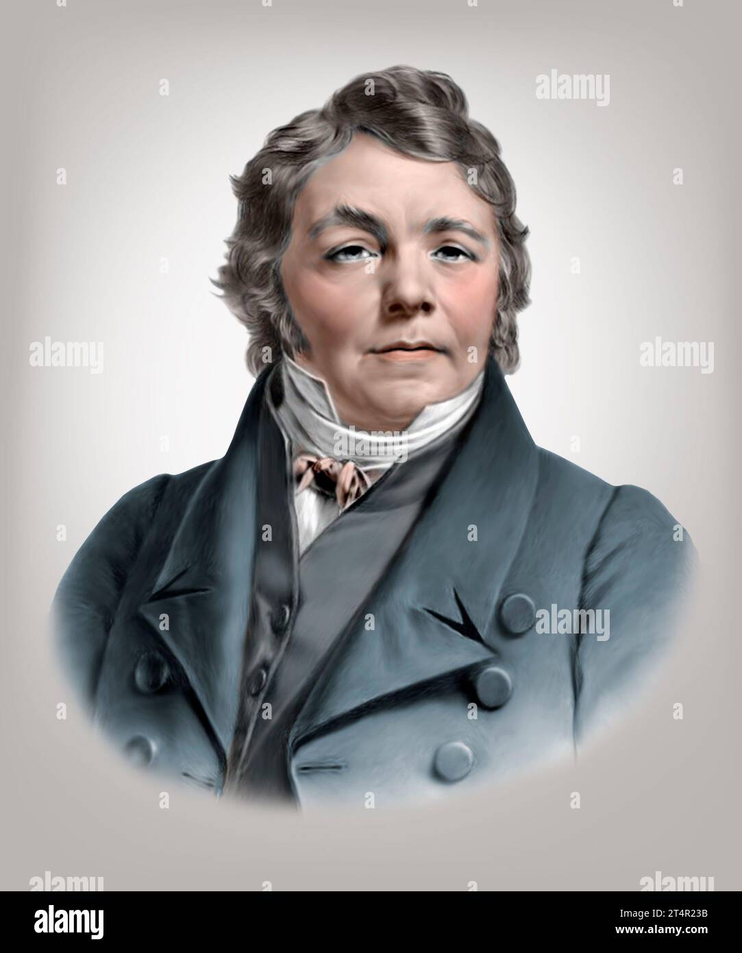 Johann Nepomuk Hummel  1778-1837  Austrian Composer Pianist Stock Photo