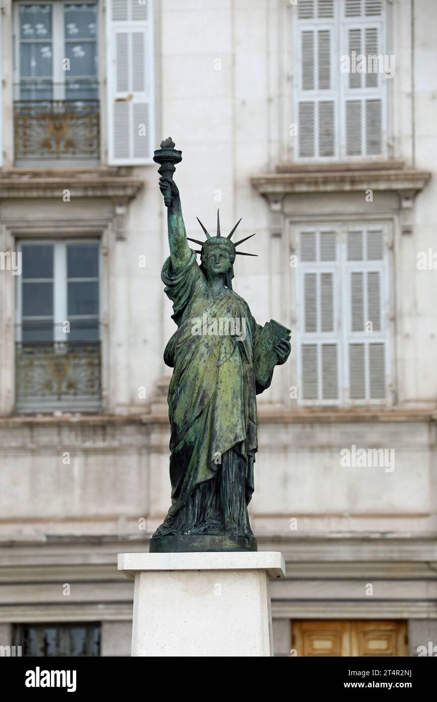 Lady Liberty of Nice Stock Photo