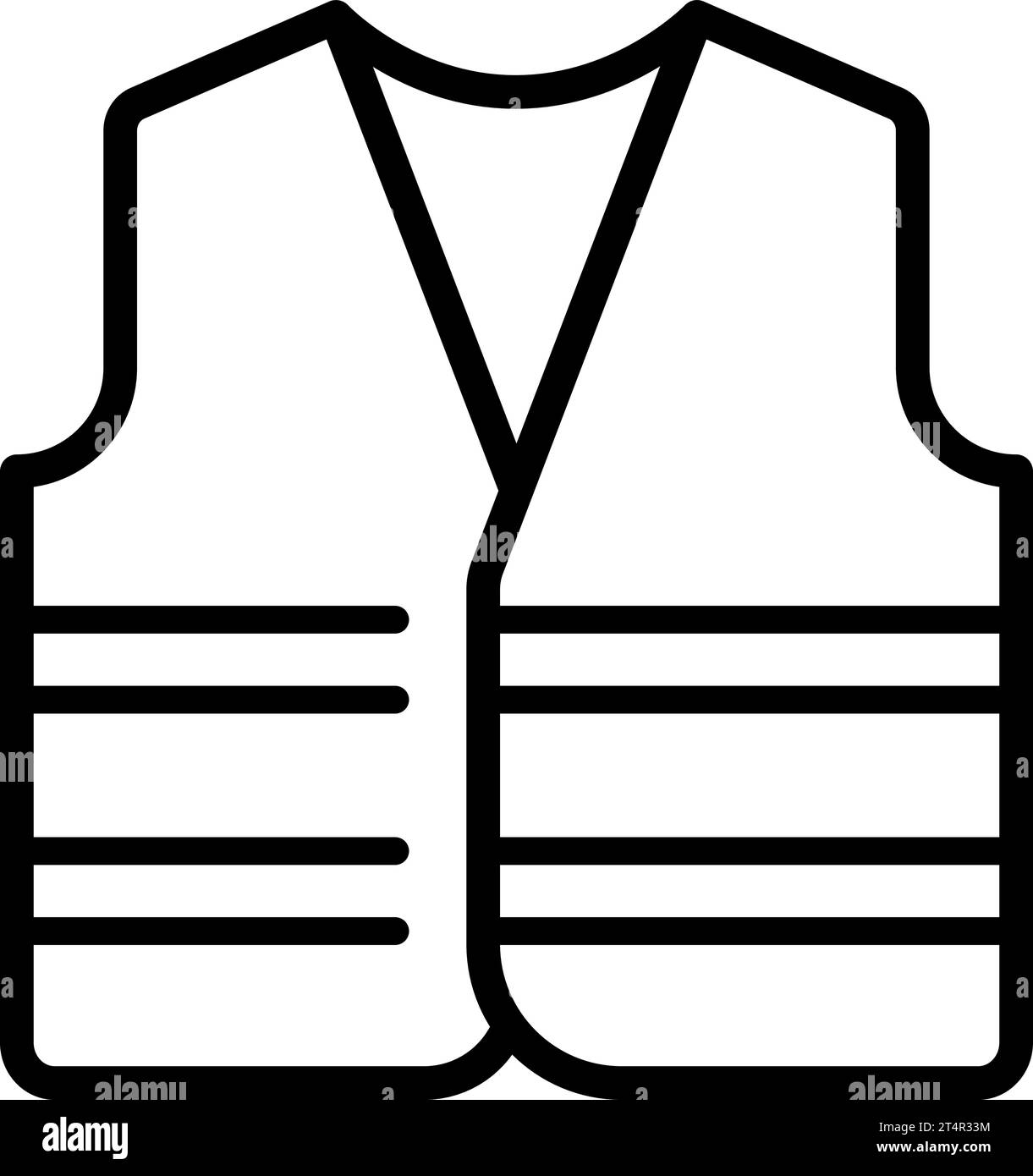 Linear icon of reflective safety vest for web design Stock Vector Image & Art Alamy