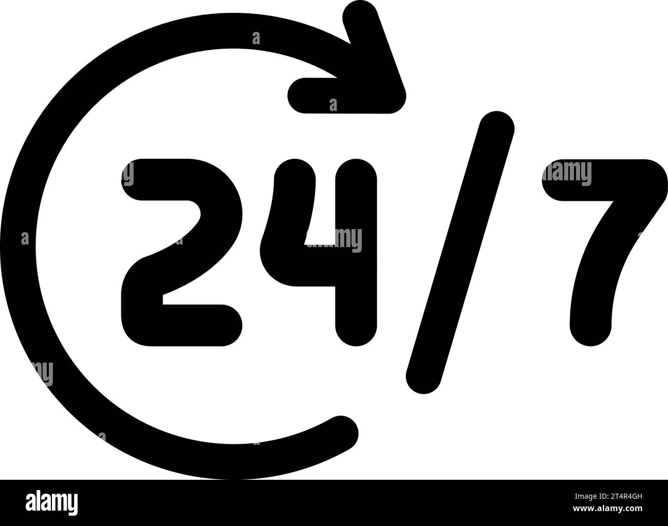 Working 7 Days Stock Vector Images Alamy working-7-days-stock-vector-images-alamy