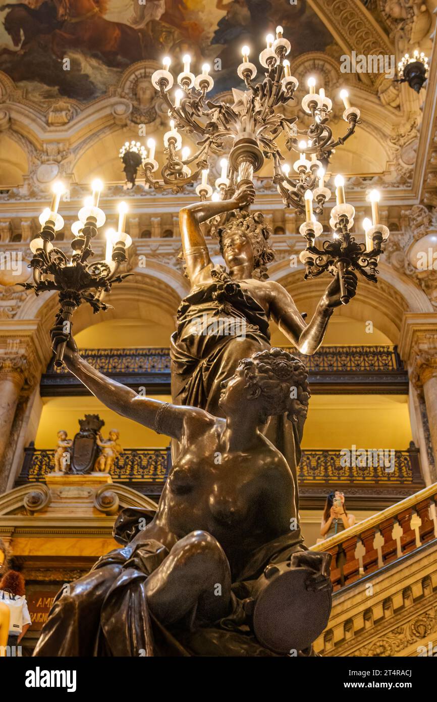 Garnier Palace, Paris Opera, Paris, France, Europe Stock Photo