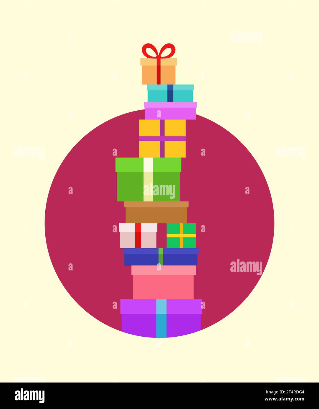 Box gifts in shape Stock Vector Images - Alamy