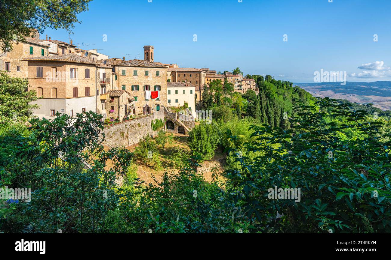 Scenic sight in the marvelous city of Volterra, in the province of Pisa, Tuscany, Italy. Stock Photo