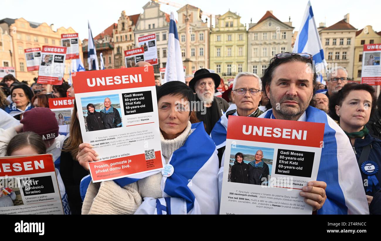 Prague, Czech Republic. 01st Nov, 2023. Demonstration entitled "We