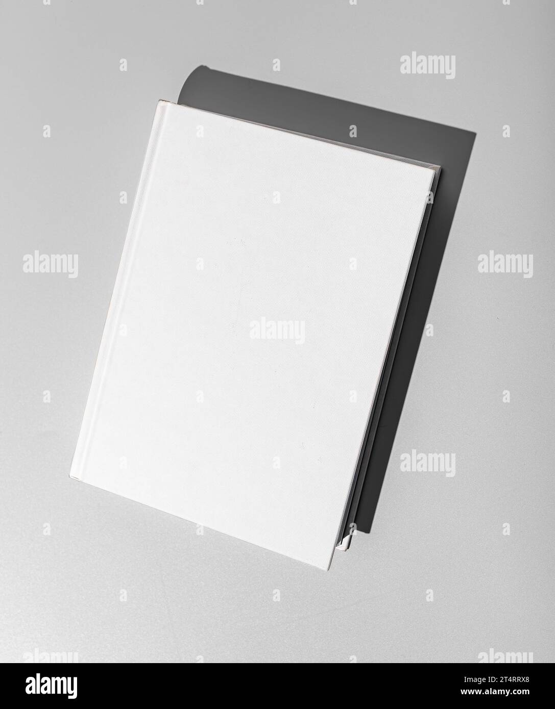 Book cover mockup, textbook mock up Stock Photo