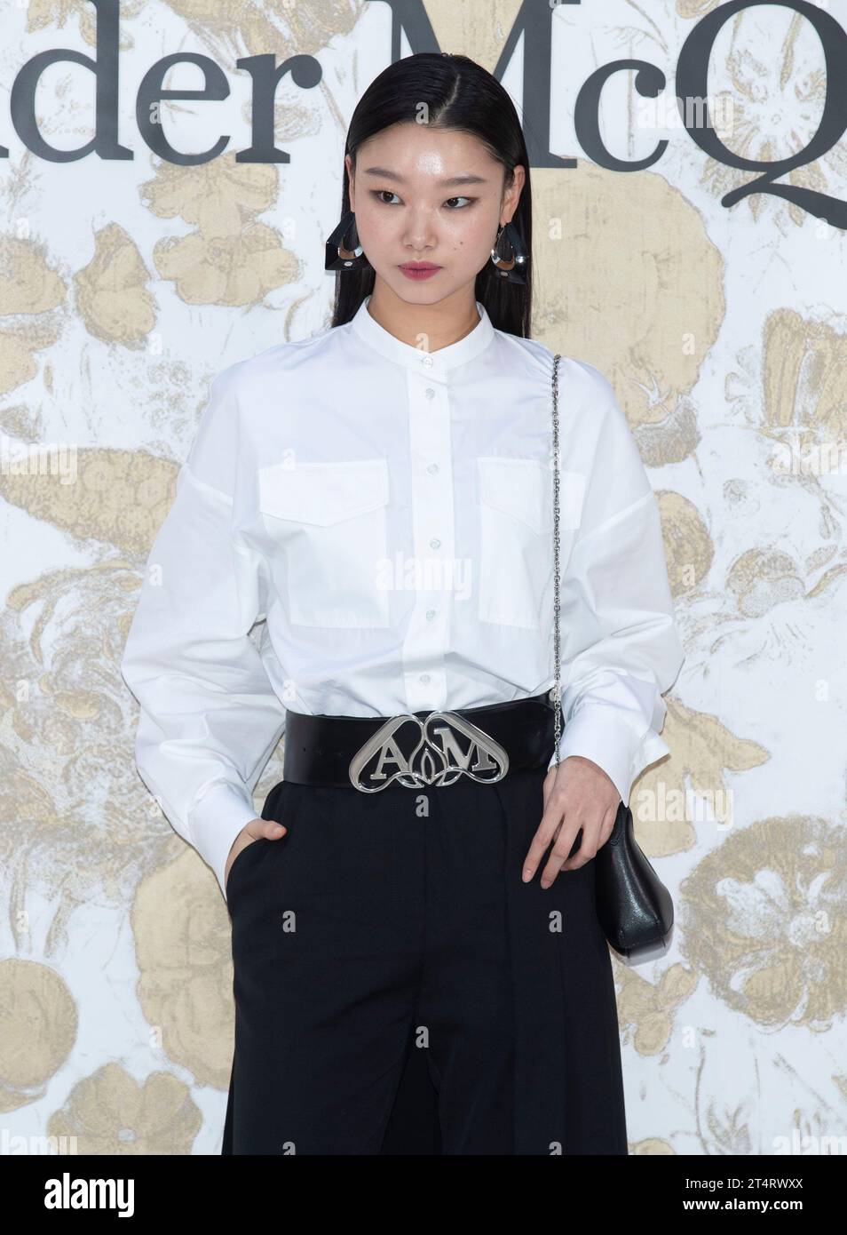 Seoul, South Korea. 1st Nov, 2023. South Korean model Bae Yoon-young ...