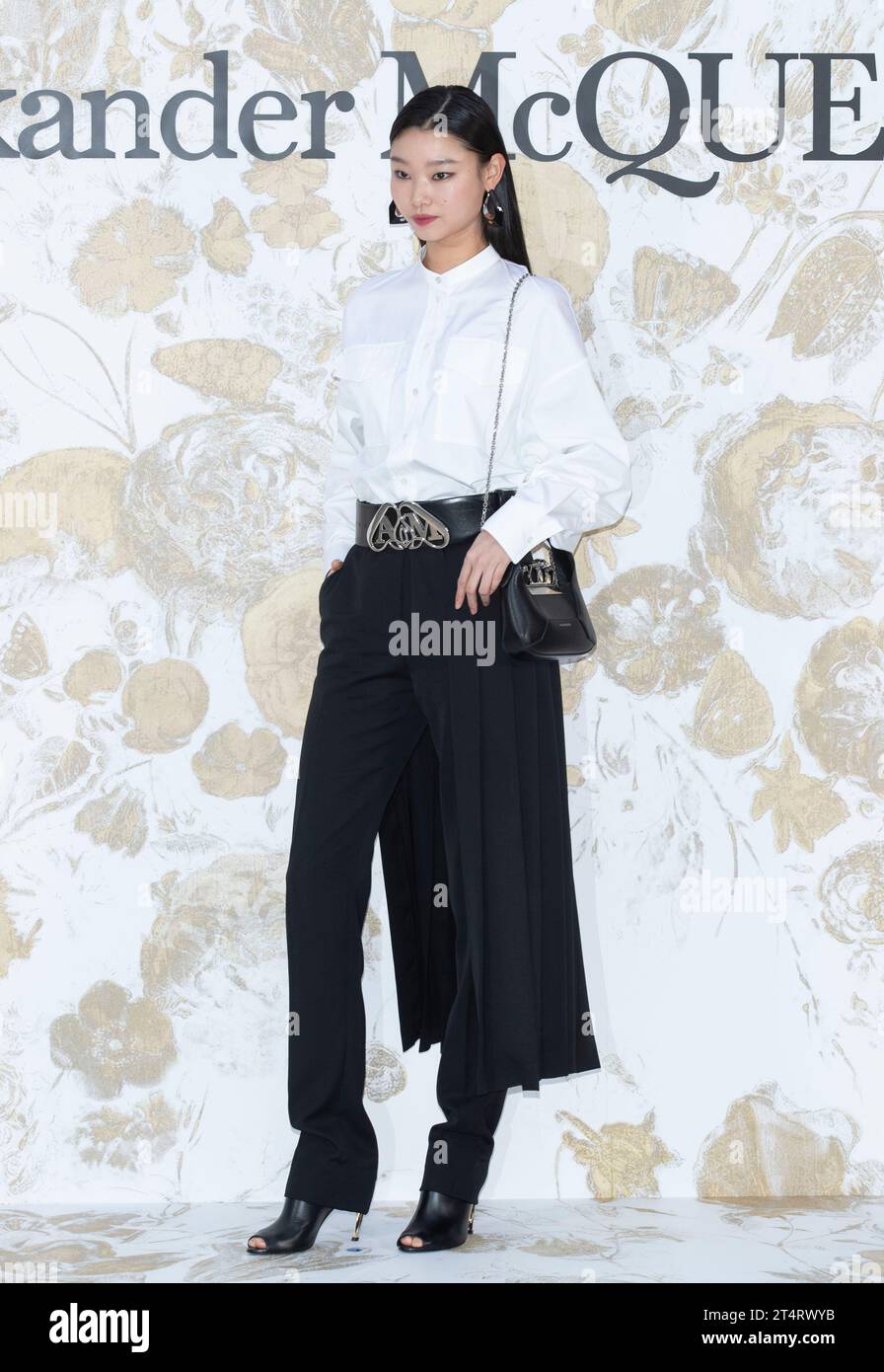 Seoul, South Korea. 1st Nov, 2023. South Korean model Bae Yoon-young ...