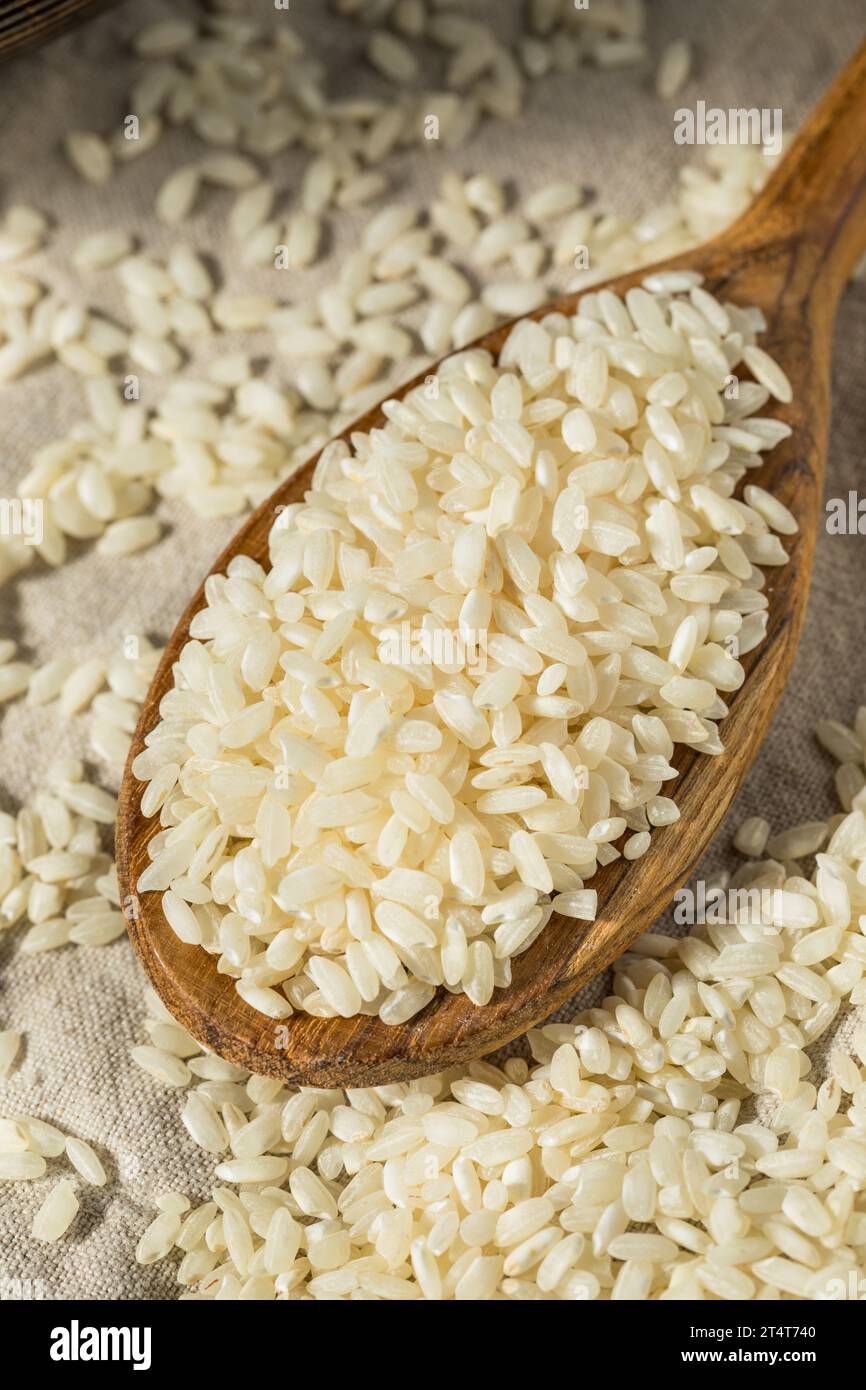 Raw italian arborio rice hi-res stock photography and images - Alamy