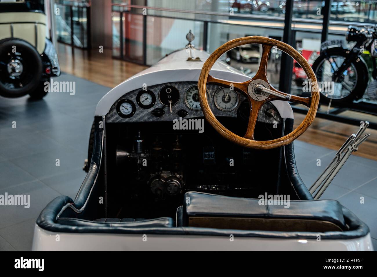 Audi Forum Neckarsulm, with a small collection of historical NSU