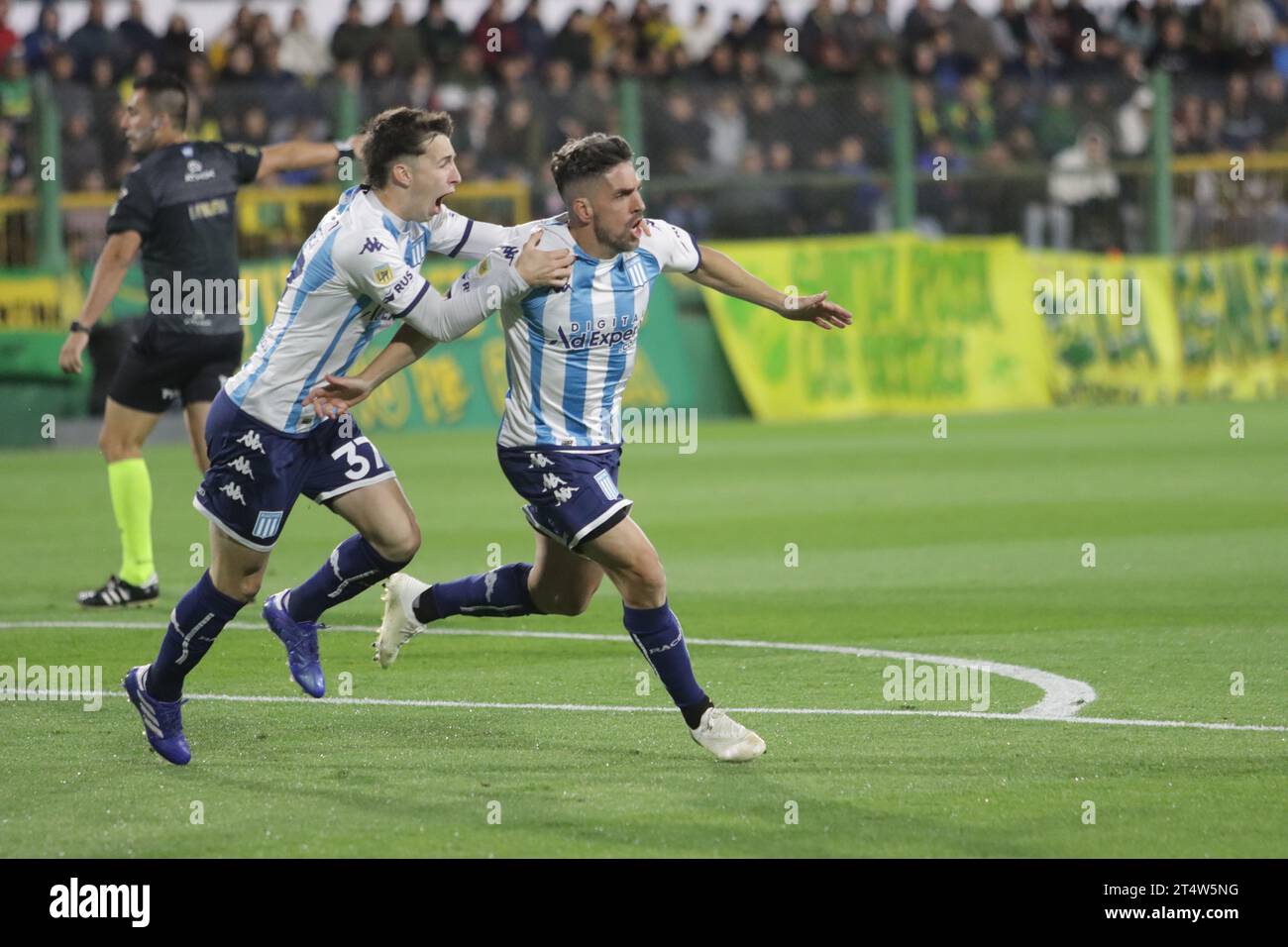 Ciudad De Avellaneda, Argentina. 16th Apr, 2023. Gabriel Hauche of Racing  Club looks on during a Liga Profesional 2023 match between Independiente  and Racing Club at Estadio Libertadores de America. Final Score