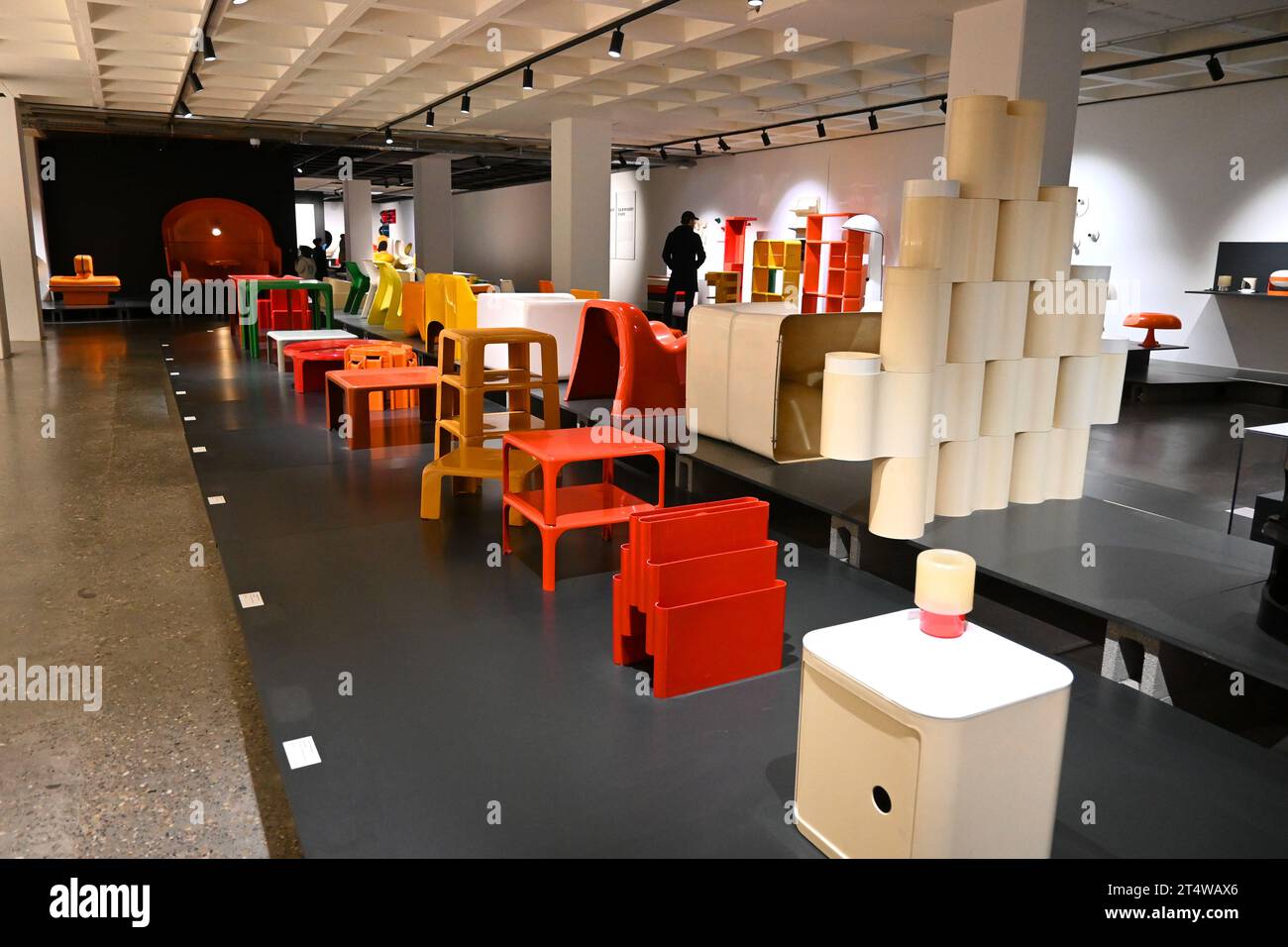 Inside the Design Museum Brussels within the Heysel Park – Brussels Belgium – 23 October 2023 Stock Photo