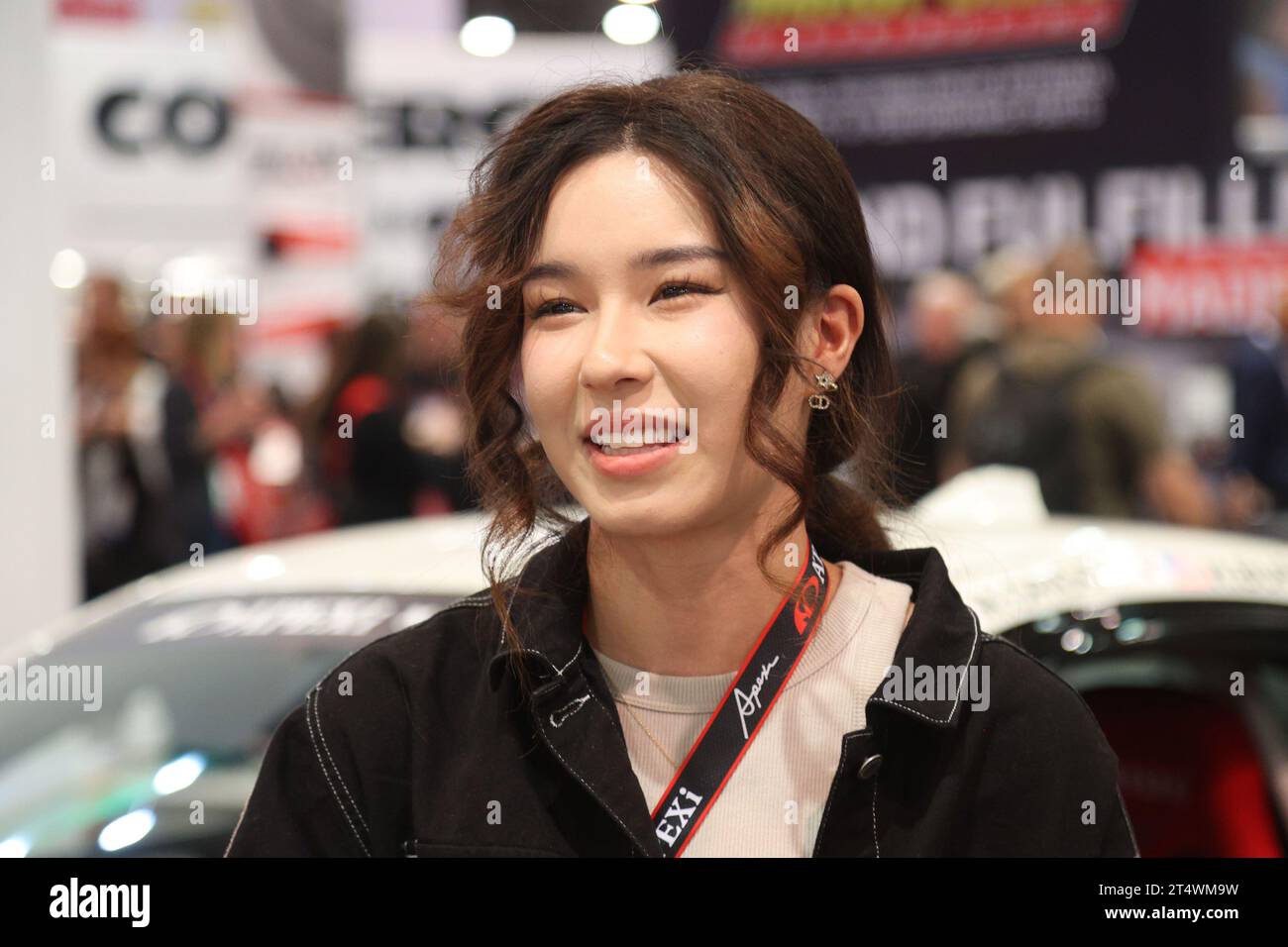 Las Vegas, United States. 01st Nov, 2023. Race car driver Hana Burton