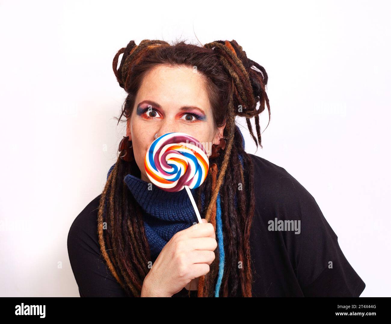 Rastafarian dreadlocks hair hires stock photography