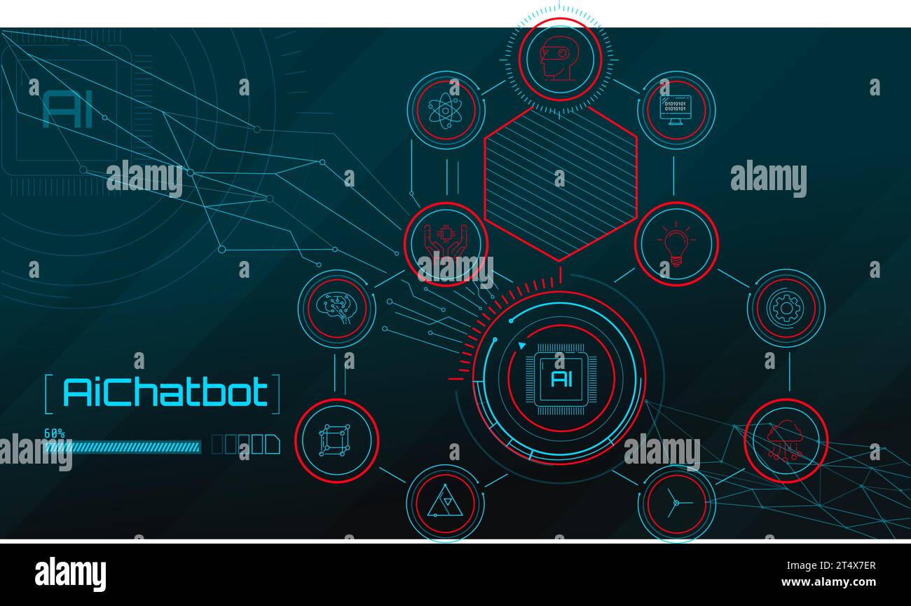 Chatbot coding technology Stock Vector Images - Alamy