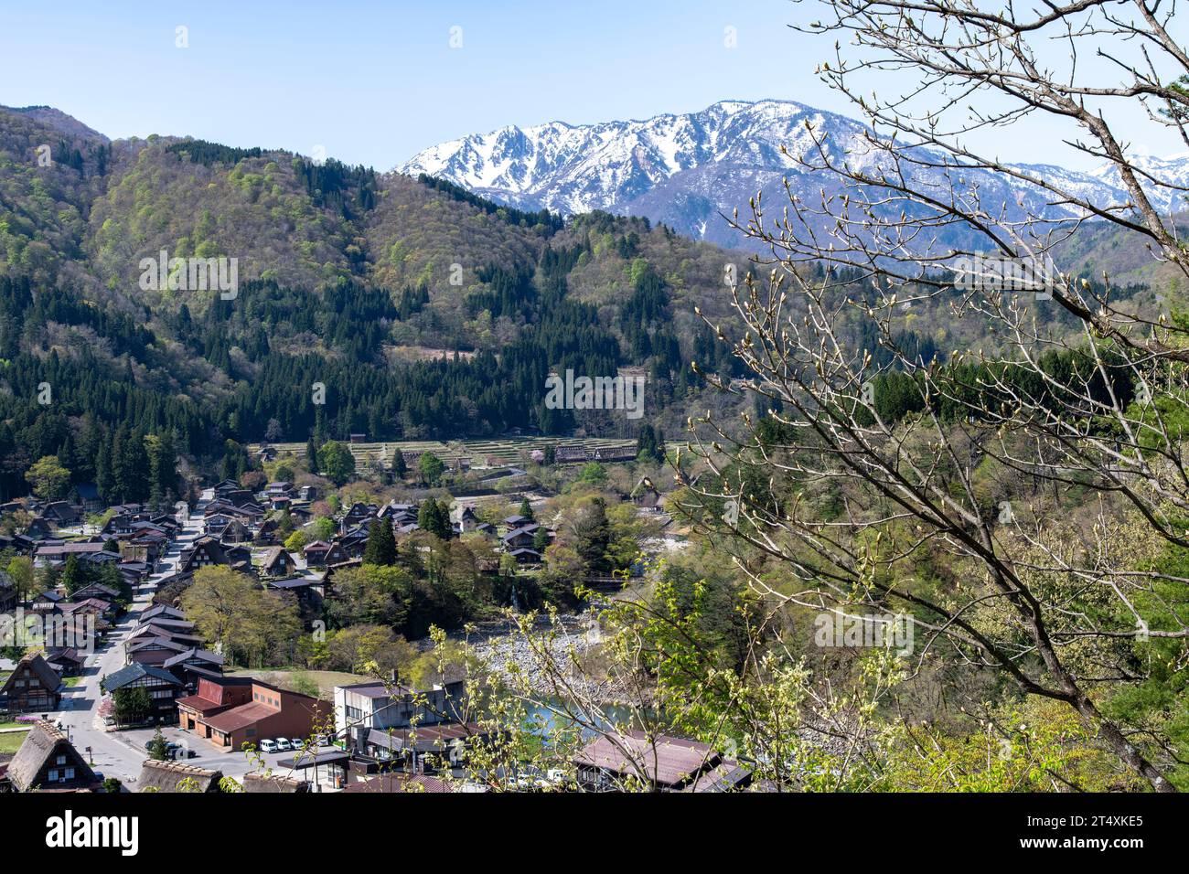 Panoramic village rice fields hi-res stock photography and images - Alamy