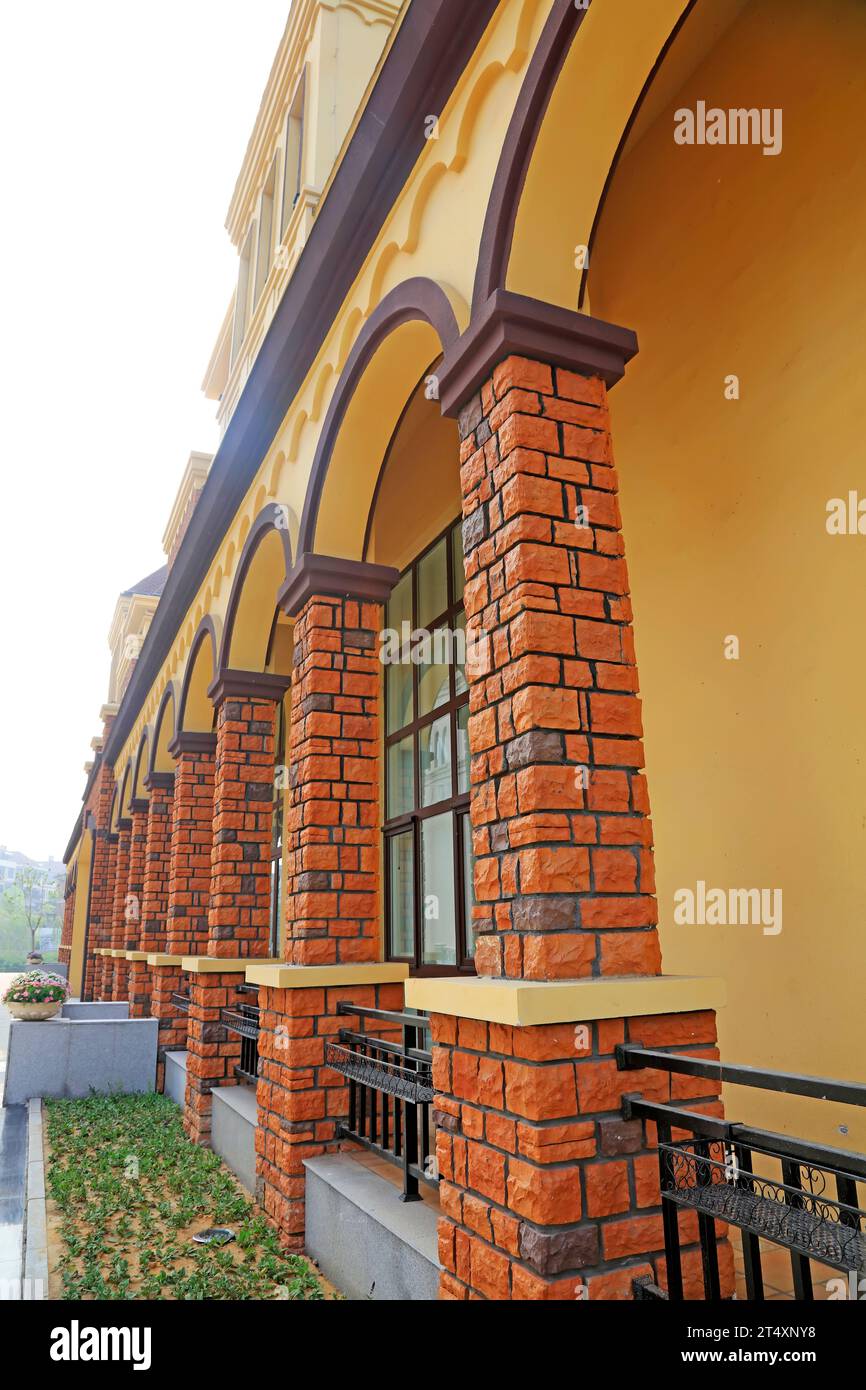 Italian style architecture Stock Photo - Alamy