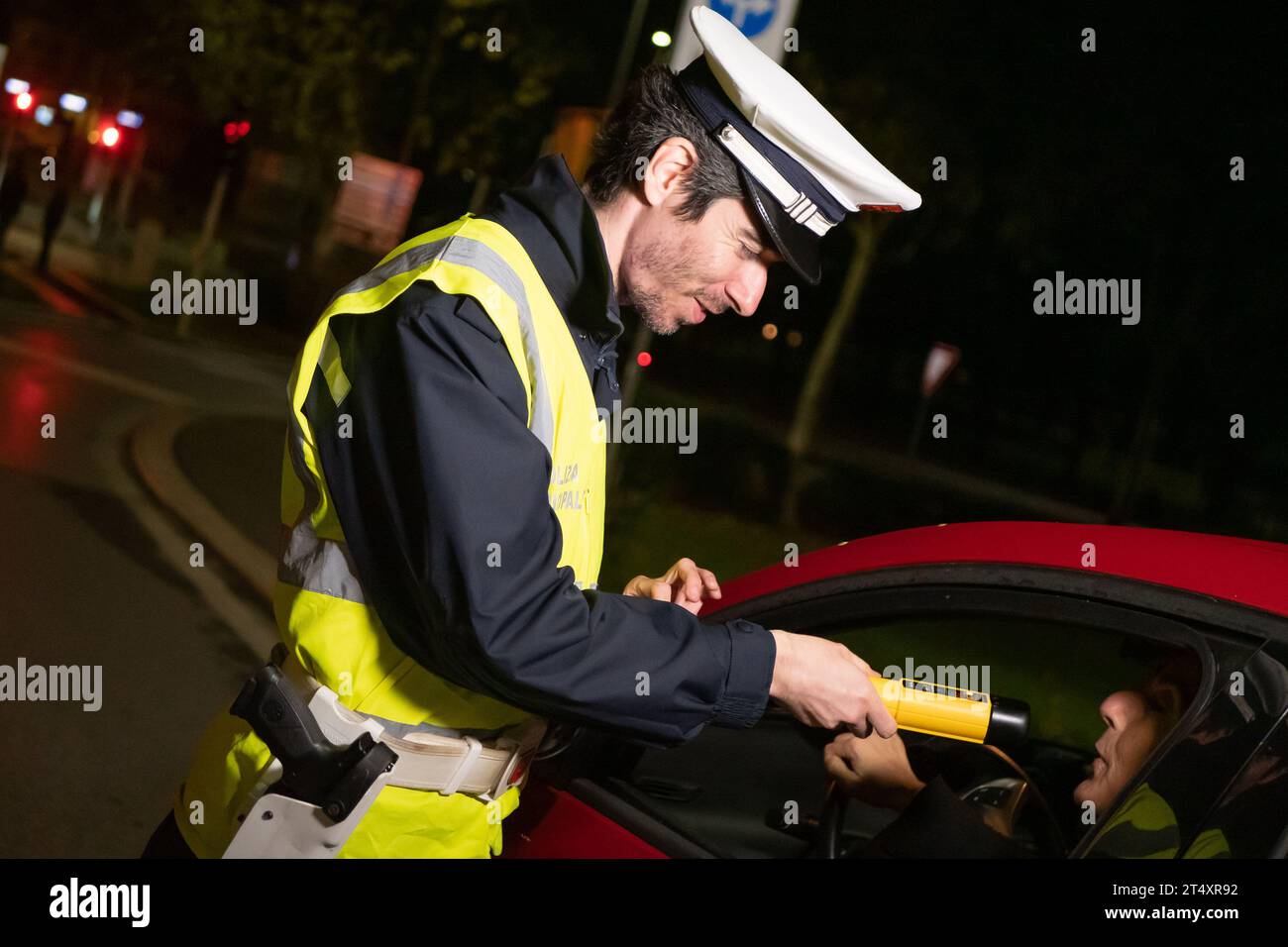 Breath test alcohol police hires stock photography and images Alamy