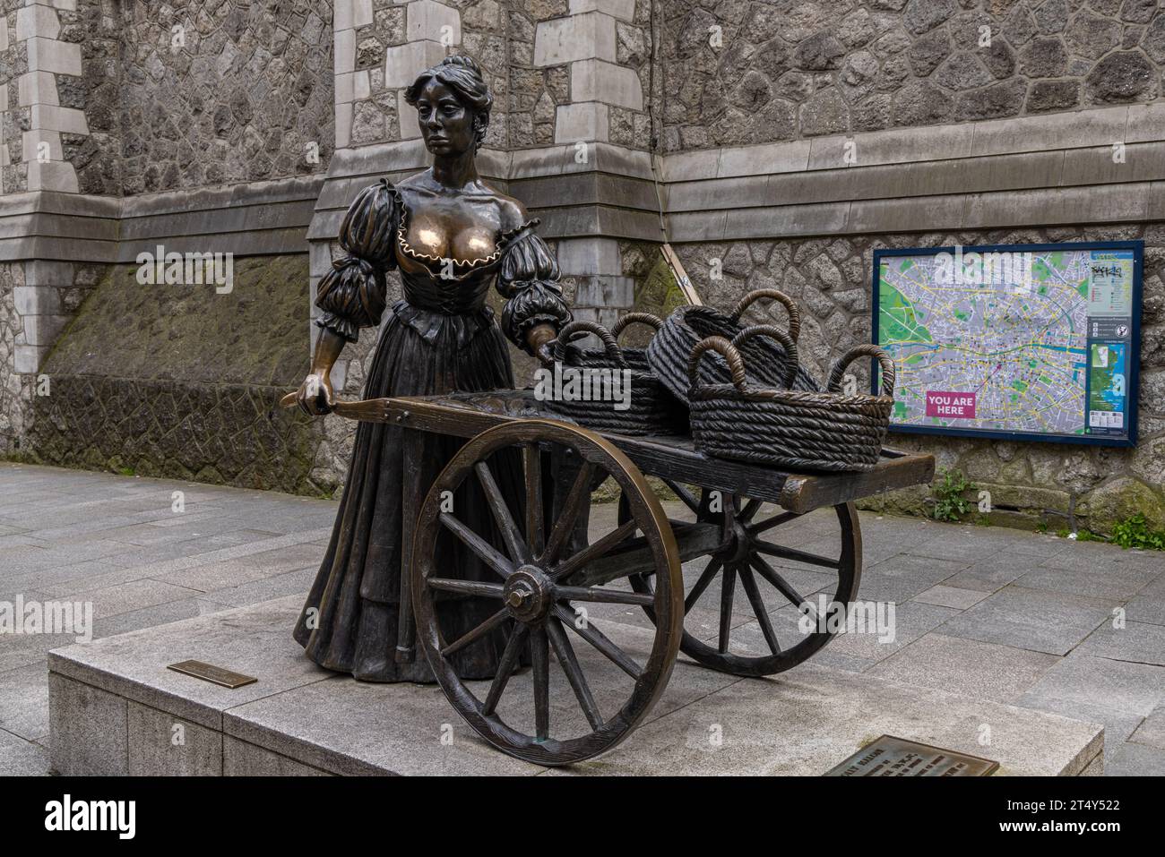 Denkmal Molly Malone Stock Photo