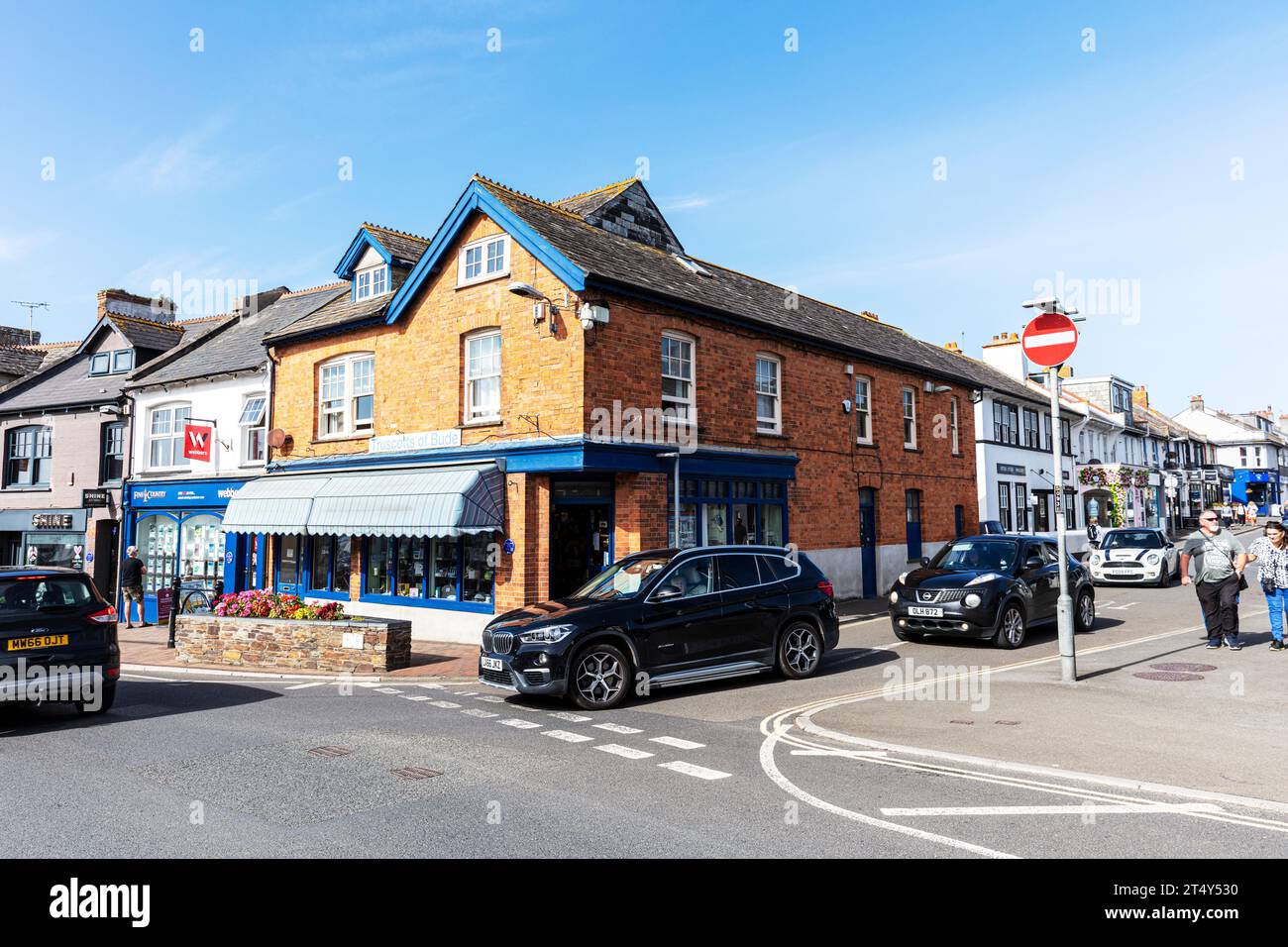 Bude Town, Bude, Cornwall, UK, England, Bude town centre, town centre