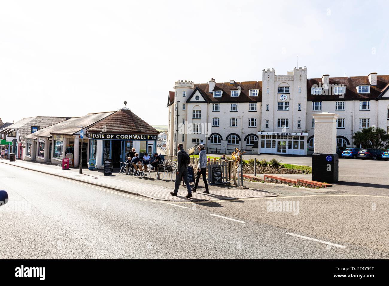 Bude Town, Bude, Cornwall, UK, England, Bude town centre, town centre