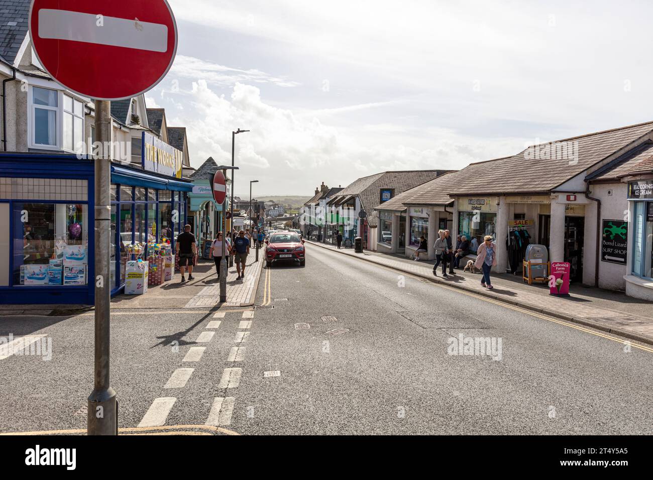 Bude Town, Bude, Cornwall, UK, England, Bude town centre, town centre