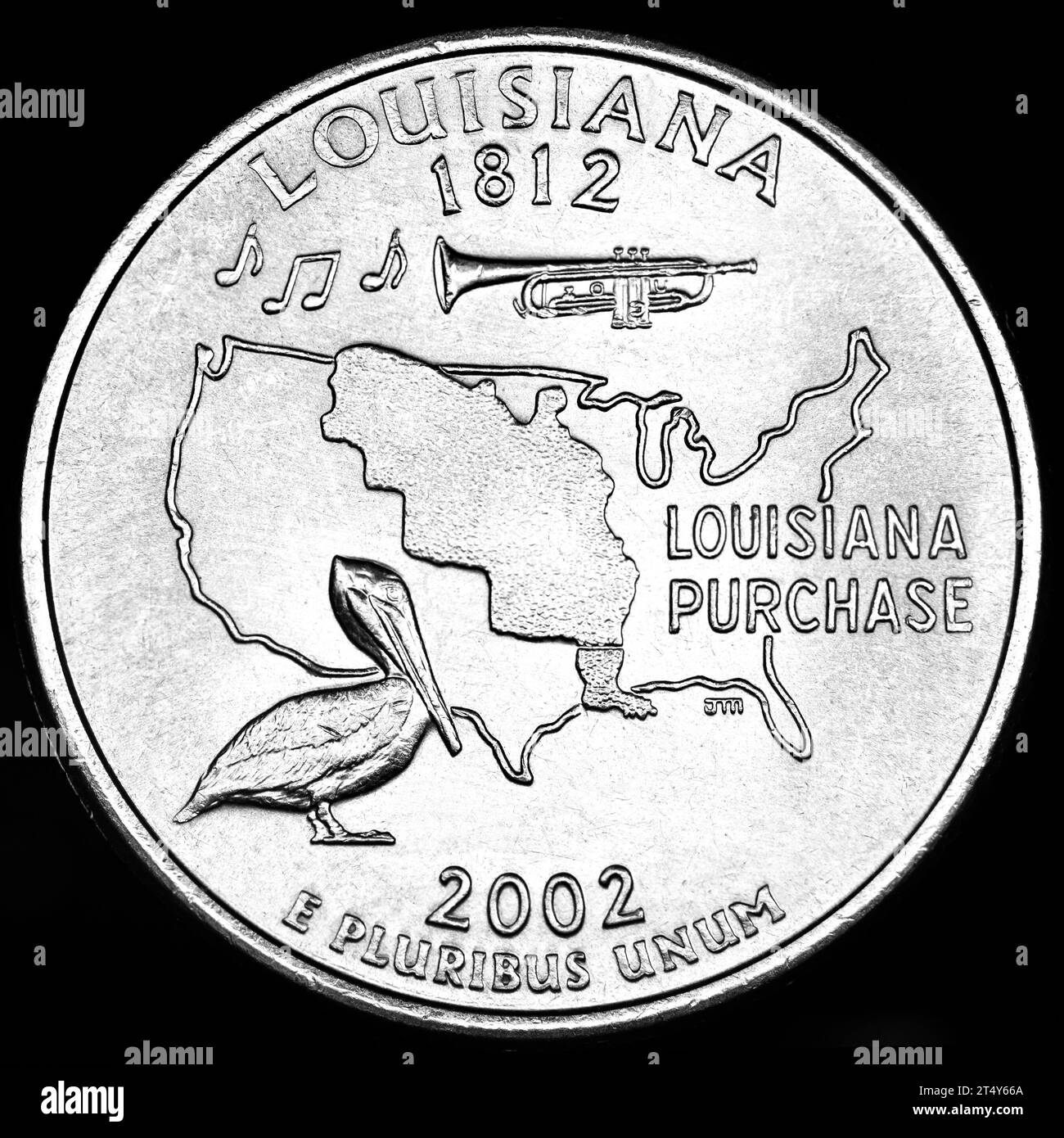 US Commemorative State Quarter Dollar Louisiana (1812) Louisiana