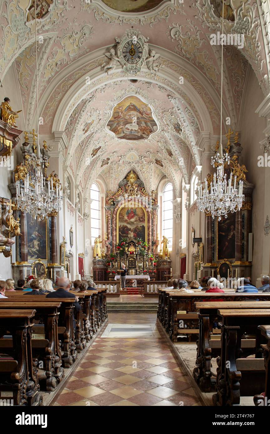 Maria Schnee pilgrimage church, Maria Luggau, Lesachtal, Carinthia, Austria Stock Photo