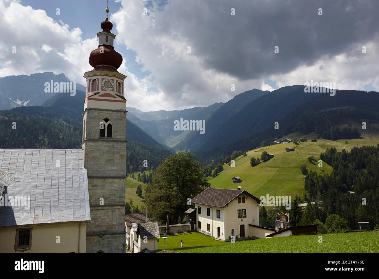 Maria Schnee pilgrimage church, Maria Luggau, Lesachtal, Carinthia, Austria Stock Photo