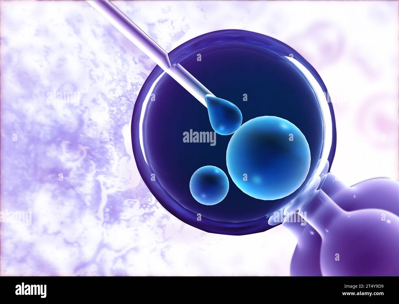 vitro fertilization. medical background. 3d illustration Stock Photo ...