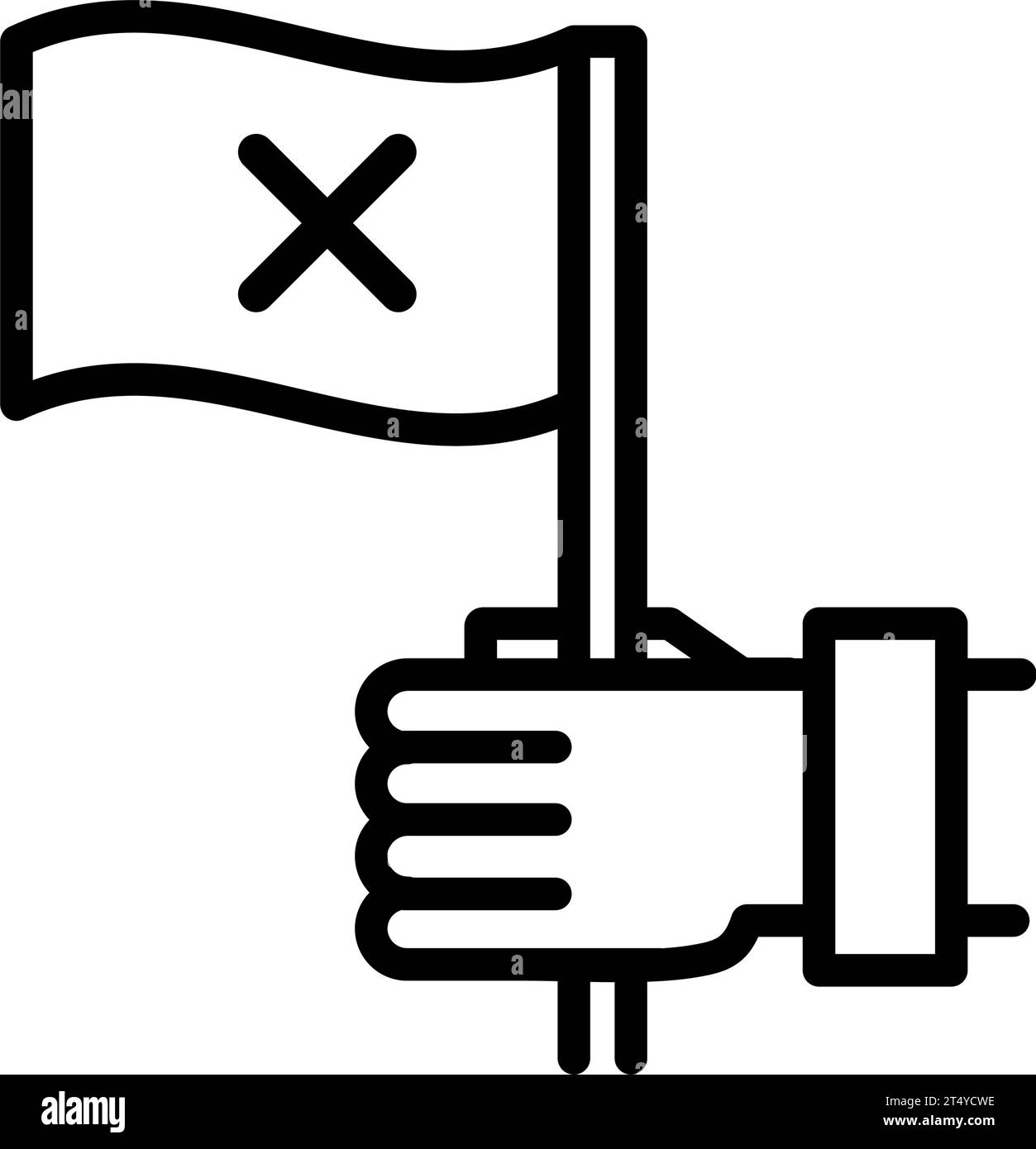 protest sign icon Stock Vector