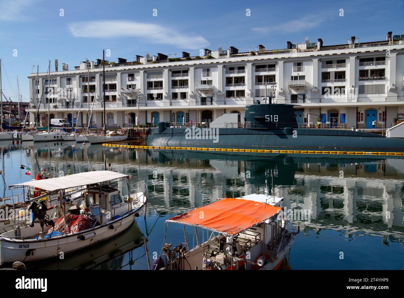 Porto Antico, capital of the Liguria region, Genova, Liguria region, Italy Stock Photo