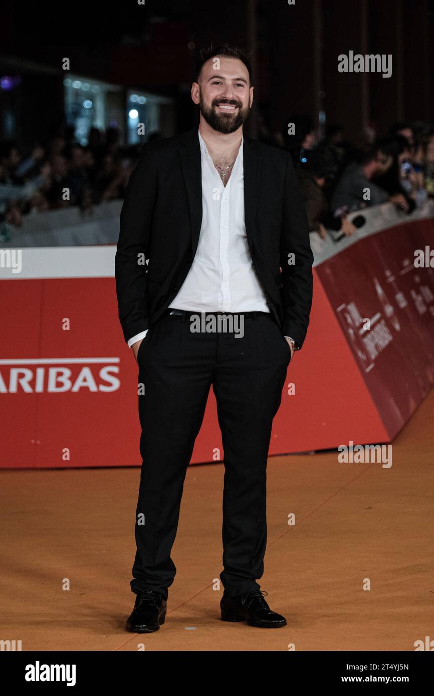 Ciro D Emilio attends the red carpet for Suburra Eterna during the