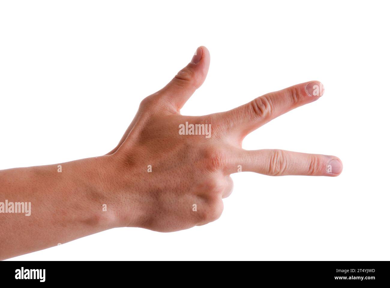 Drei Finger, BLF *** Three fingers, BLF 07010972 x Credit: Imago/Alamy Live News Stock Photo