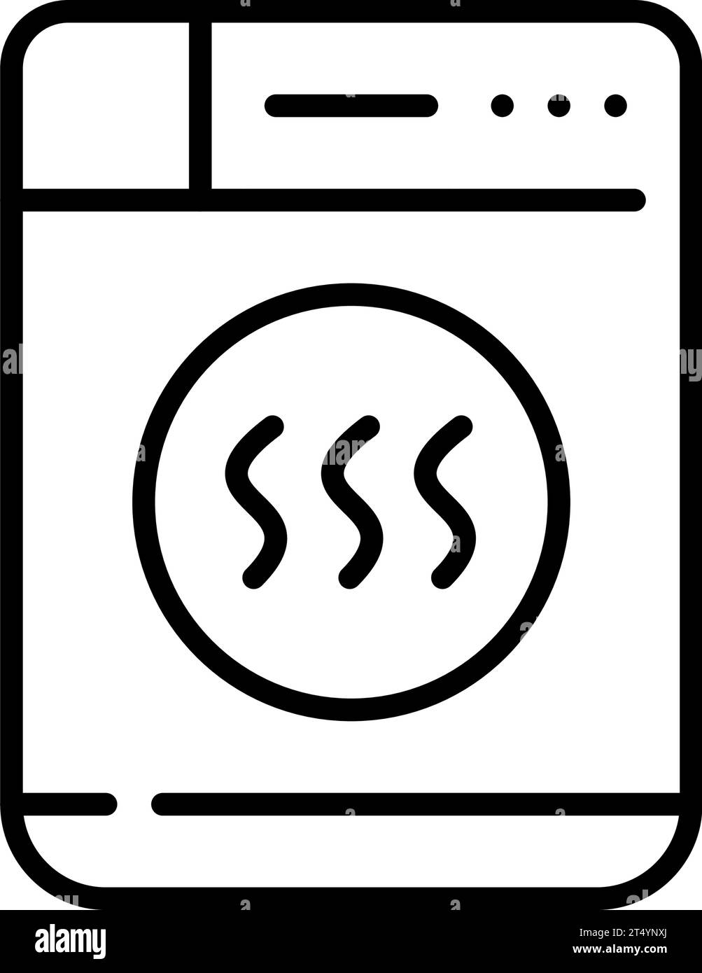 Clothes dryer electronic device. Laundry household chores. Pixel