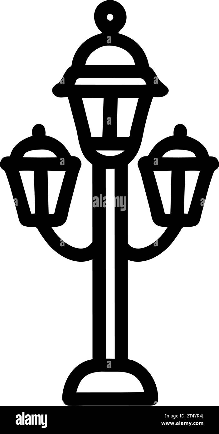 light post icon Stock Vector Image & Art - Alamy
