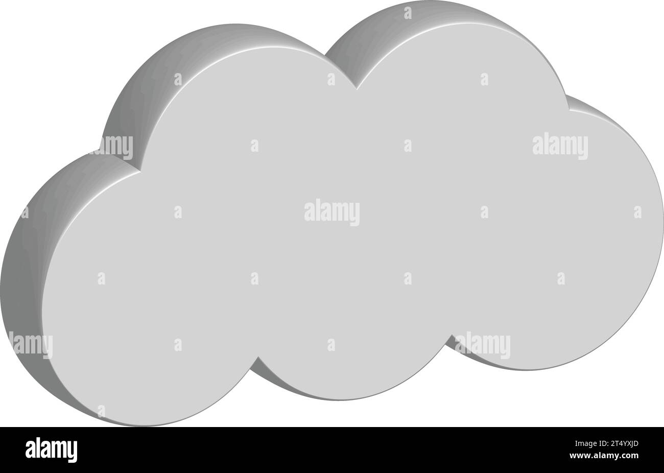 3d cloud Royalty Free Vector Image Stock Vector Image & Art - Alamy