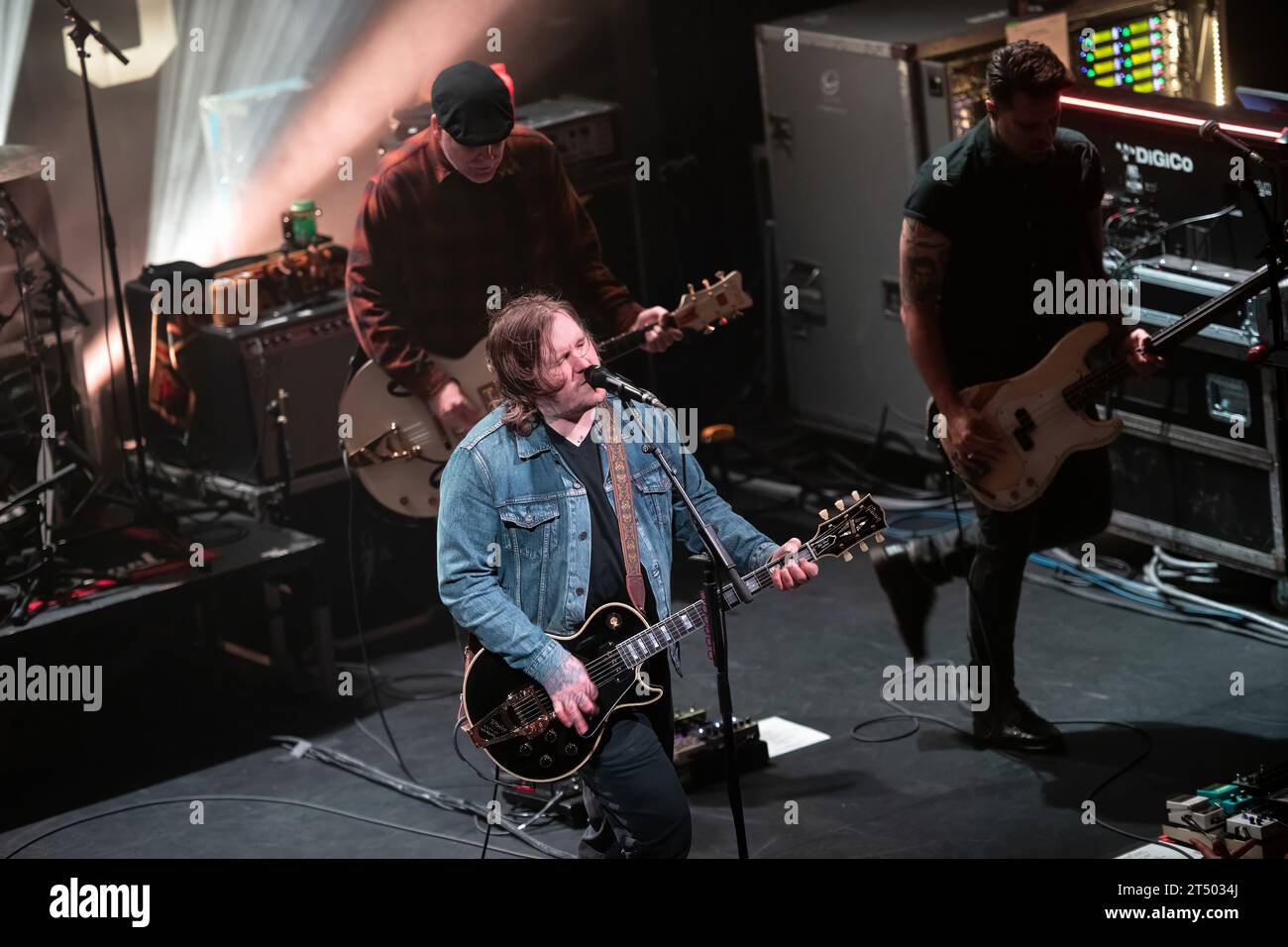 The Gaslight Anthem performs at White Eagle Hall in Jersey City, NJ on October 30, 2023.  (Photo by Matthew Carasella/Sipa USA) Stock Photo