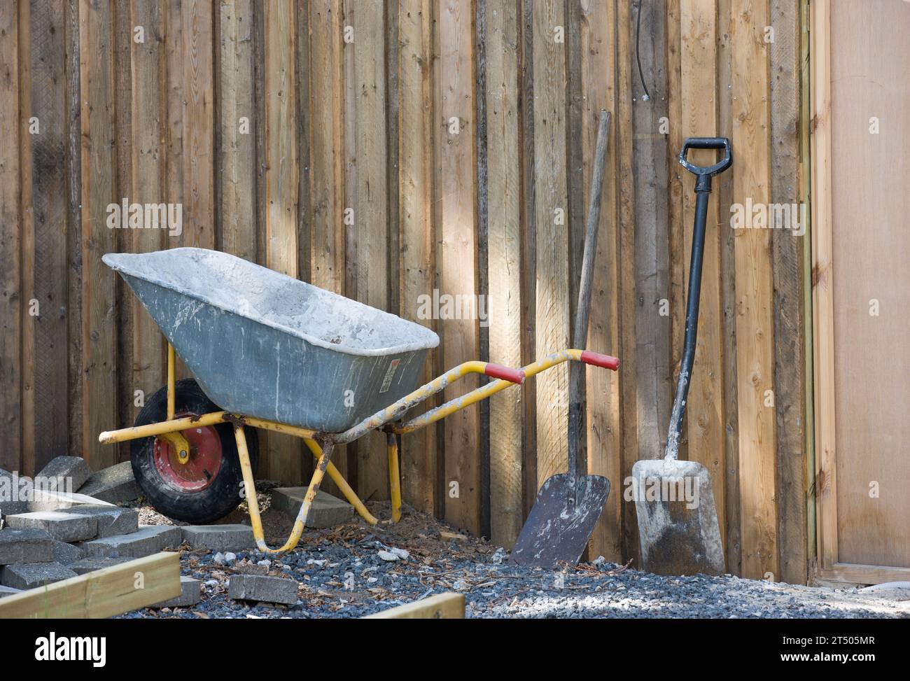 Construction site landscaping project hi-res stock photography and ...
