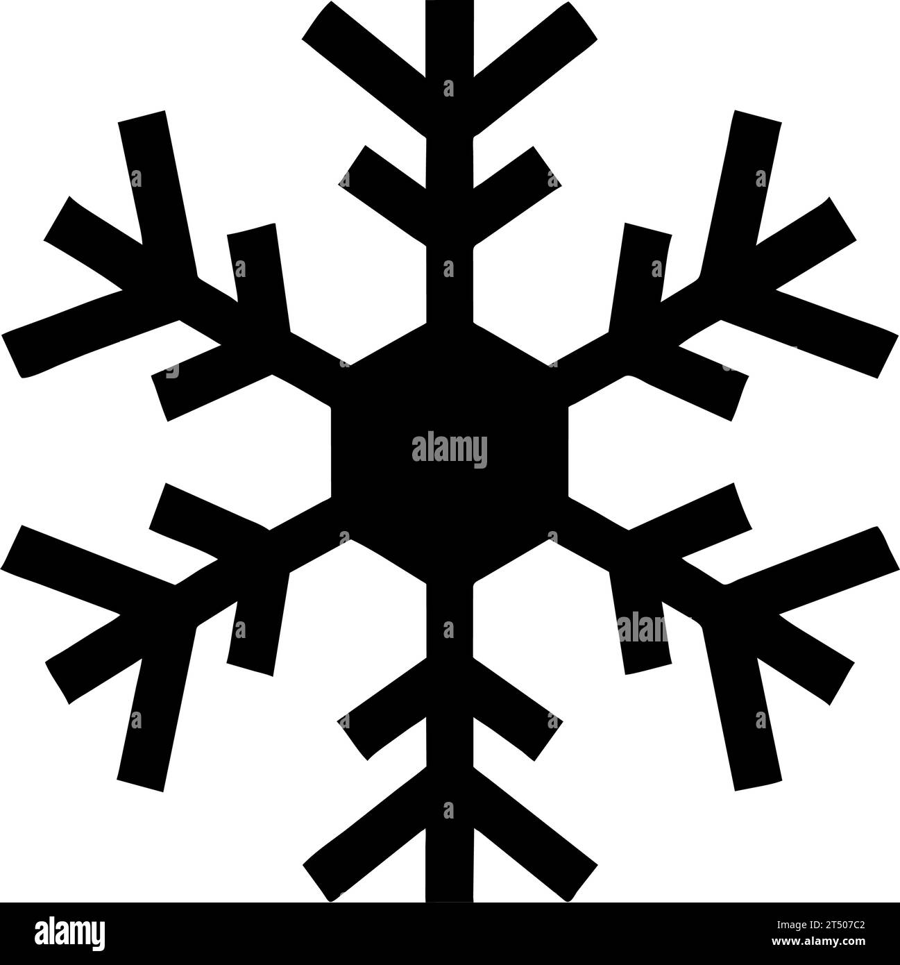 snowflake icon illustration Stock Vector Image & Art - Alamy