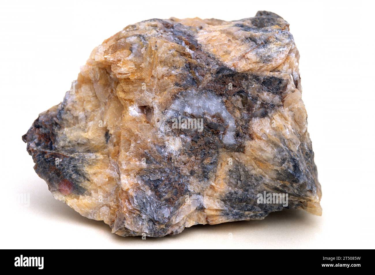 Magnesite is a magnesium carbonate mineral. Sample Stock Photo Alamy