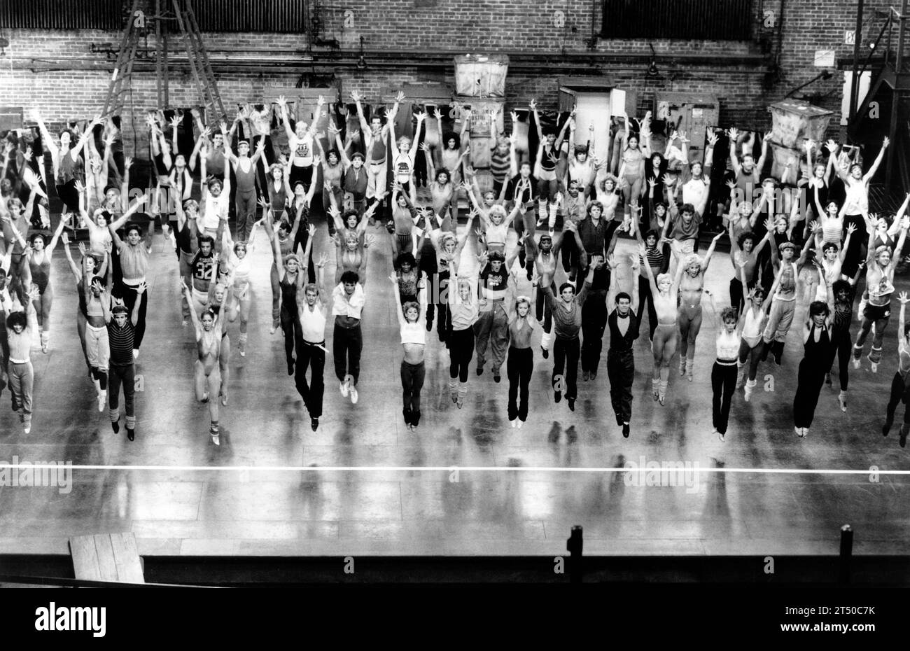 Audition Scene, onset of the musical film, "A Chorus Line", Columbia