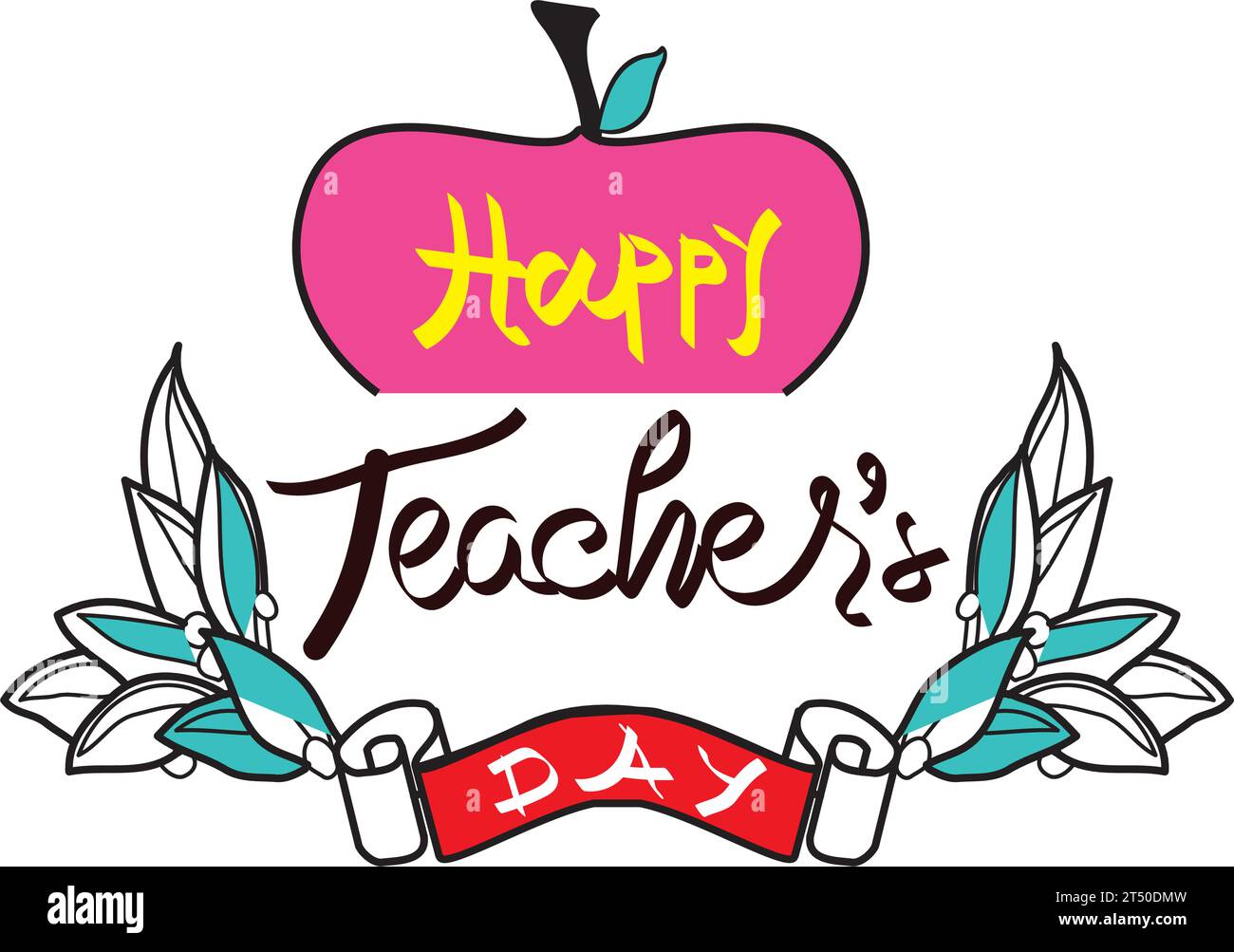 Happy teachers day 2022 Royalty Free Vector Image Stock Vector Image