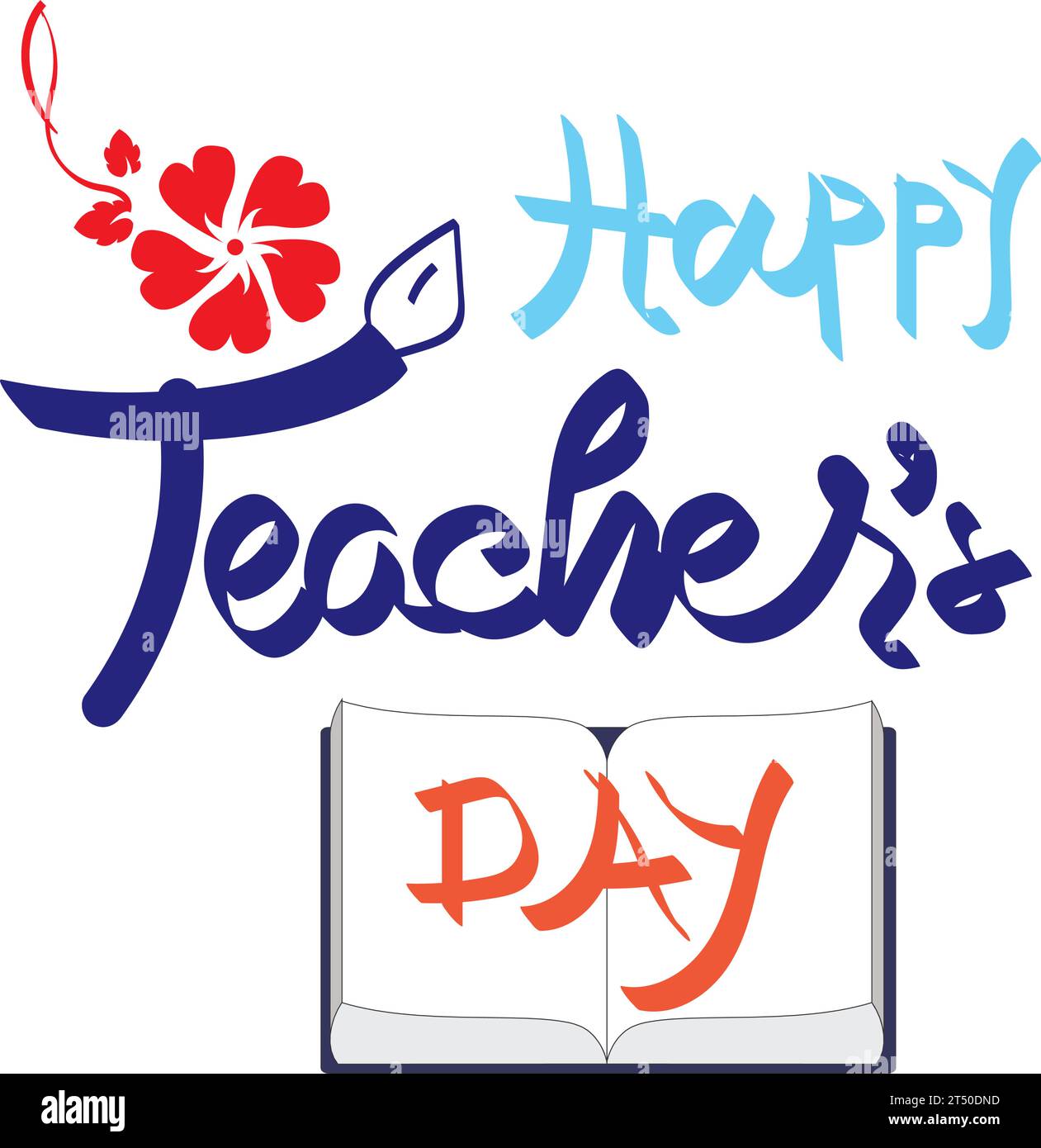 Happy teachers day 2022 Royalty Free Vector Image Stock Vector Image ...