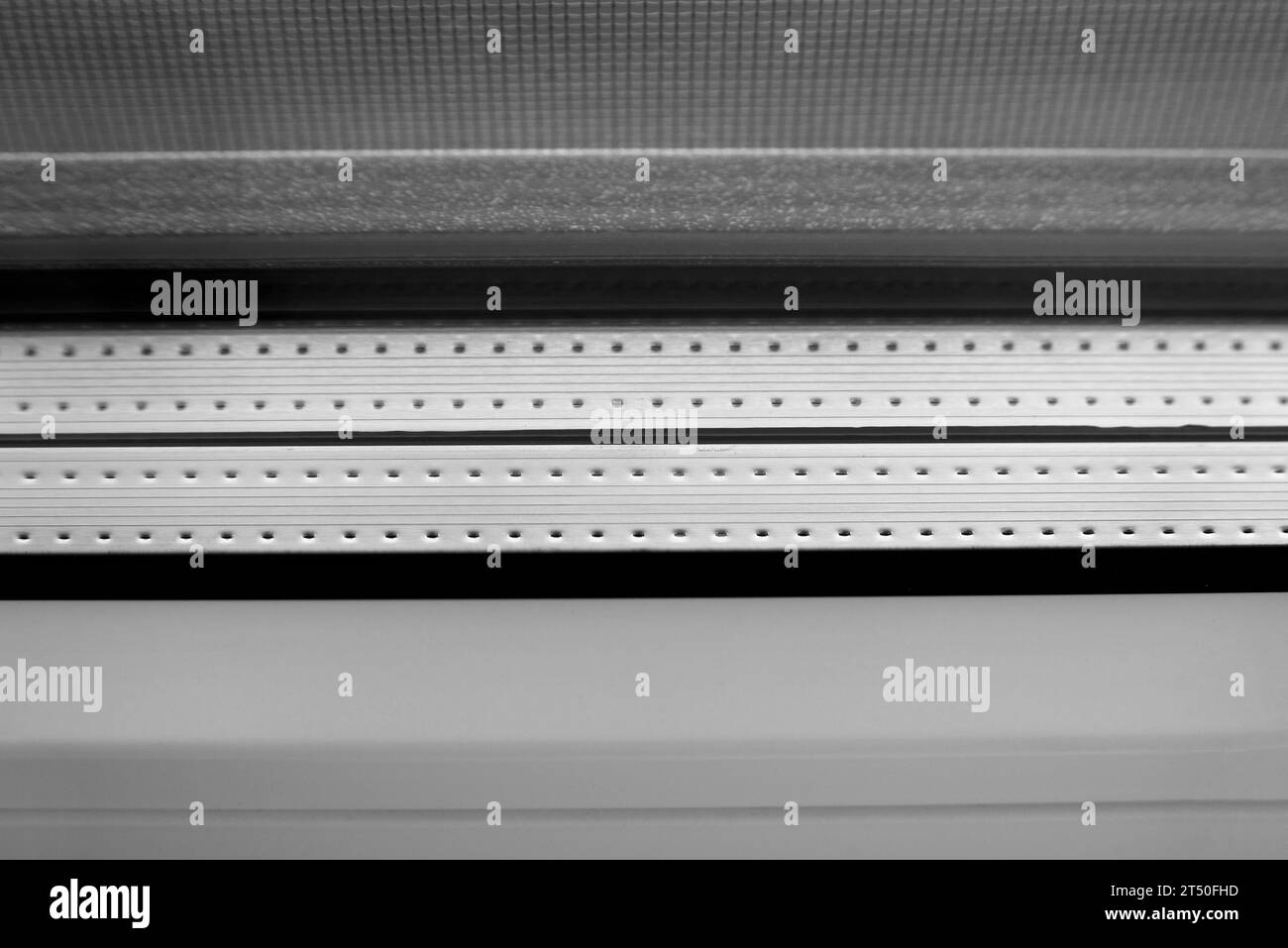 Tripleglazed plastic windows, detail Stock Photo Alamy