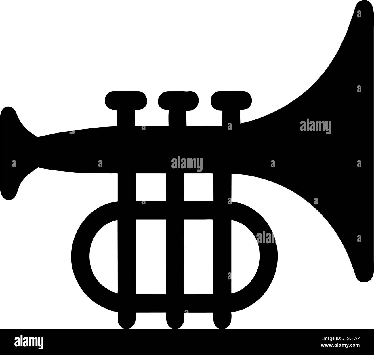trumpet icon illustration Stock Vector Image & Art - Alamy