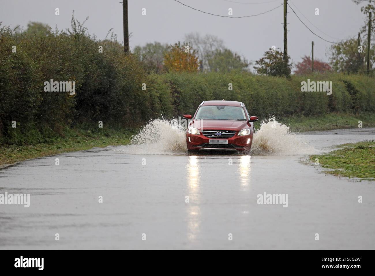 B6279, Summerhouse, Darlington, County Durham UK. 02nd November 2023