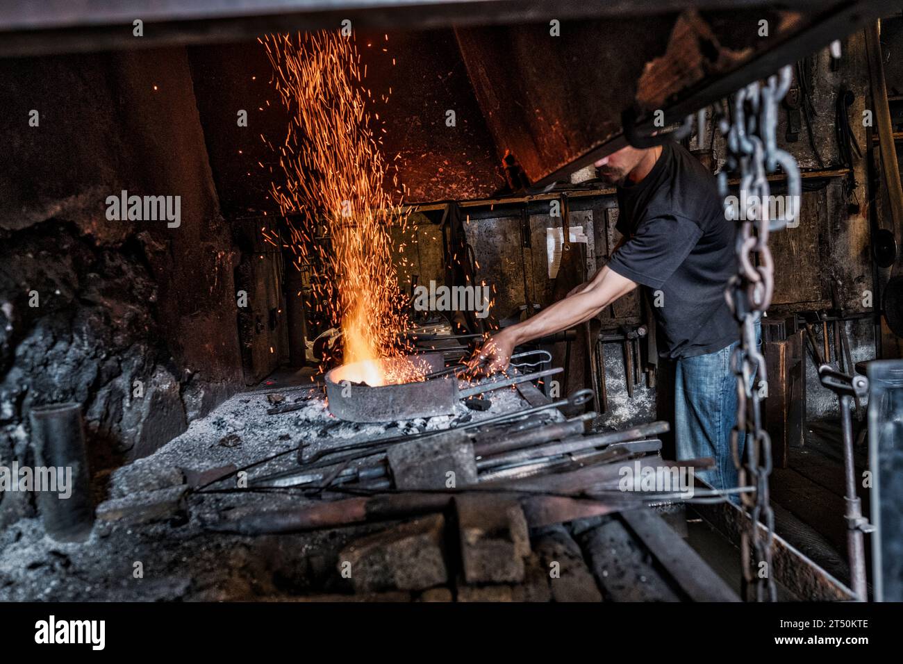 Iron and Railway Museum, Vallorbe, Switzerland Stock Photo