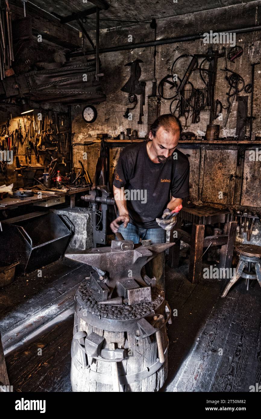 Iron and Railway Museum, Vallorbe, Switzerland Stock Photo