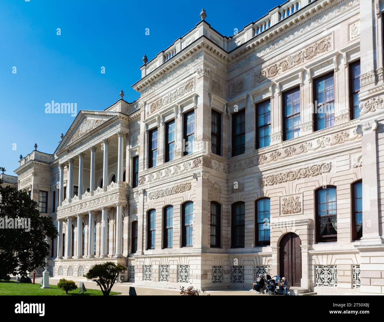 Istanbul, Turkey, National Painting Museum, (Turkish, Milli Saraylar Resim Muzesi) at the courtyard of Dolmabahce Palace. Editorial only. Stock Photo