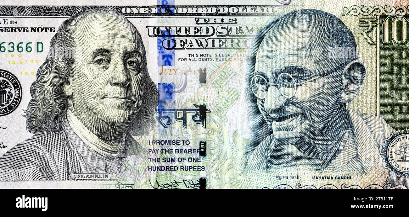 Indian rupee currency note sign hi-res stock photography and images - Alamy